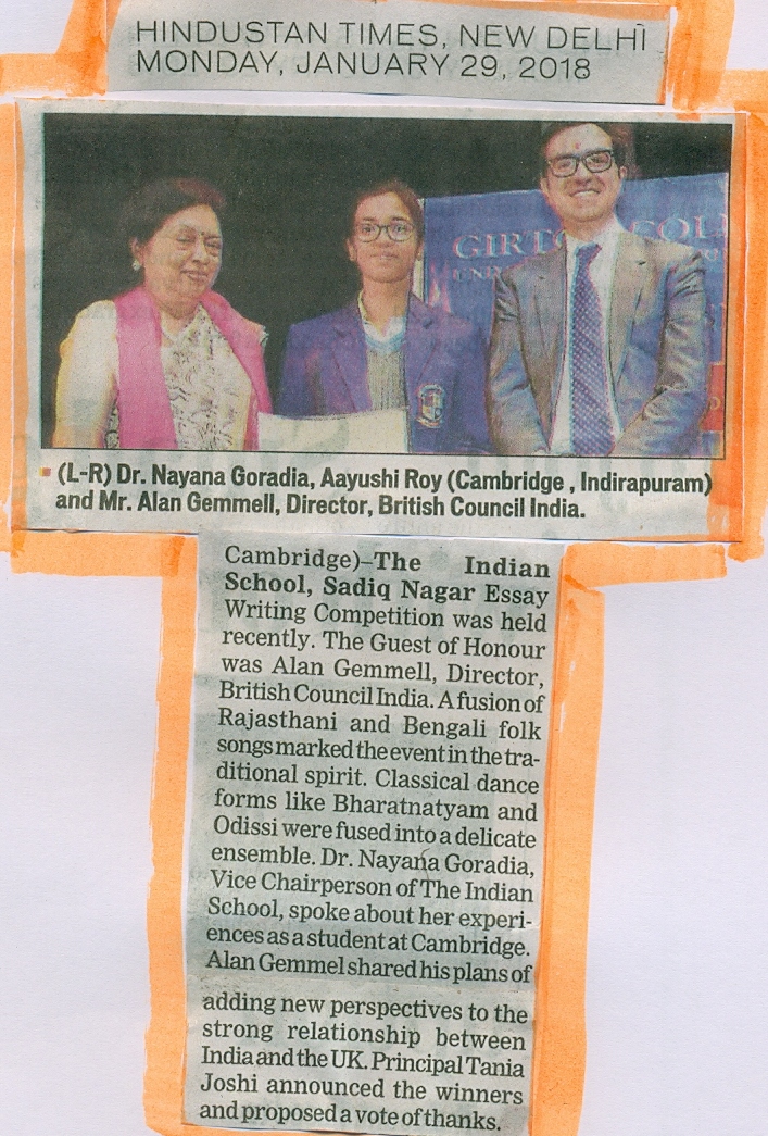 HINDUSTAN TIMES, MONDAY, 29, JAN 2018