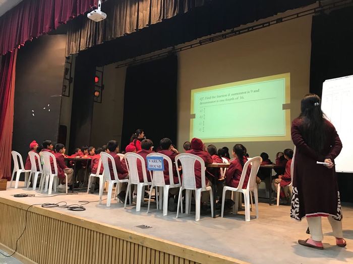 Inter-house Math Quiz for classes IV & V