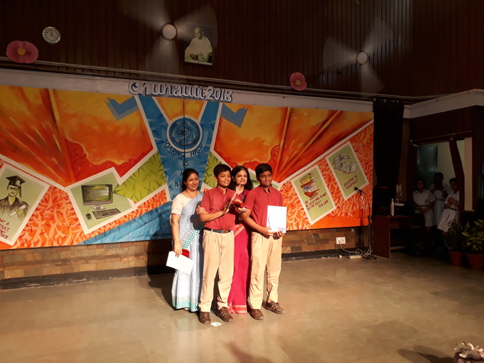 Honours at Chunauti 2018- inter school cultural festival