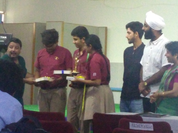 Rolling Trophy at inter school debate