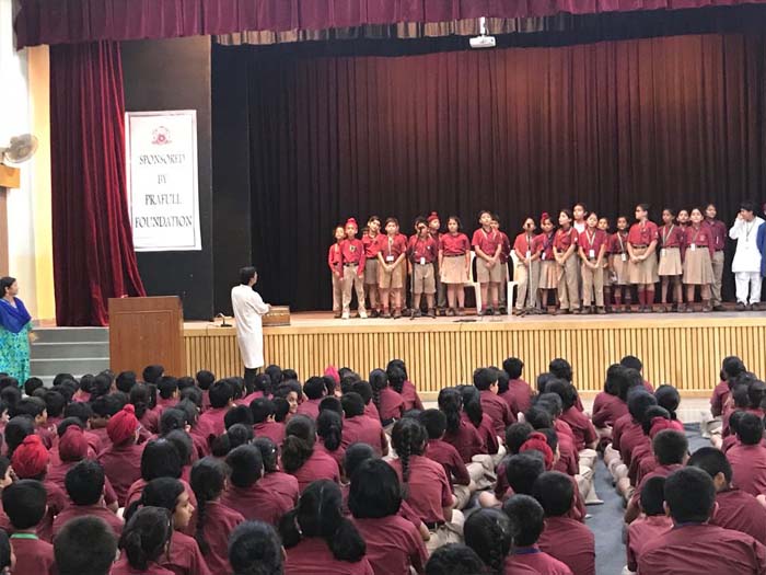 Special Assembly on Rakshabandhan by class IV-D