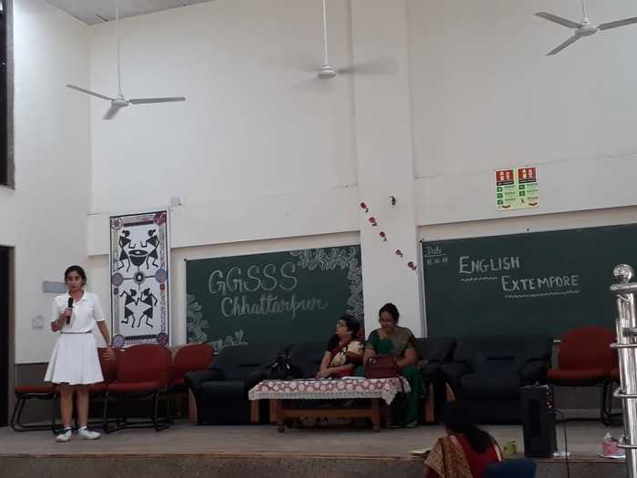 District Level English Extempore Competition