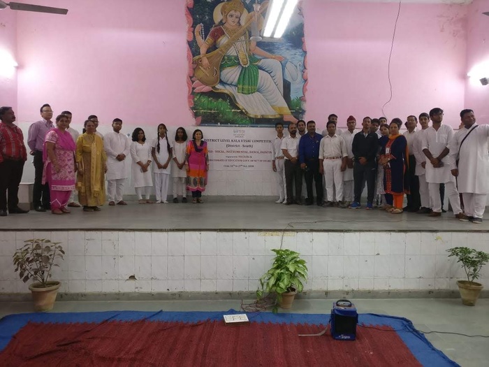 Honour at Kala Utsav (Min of HRD)