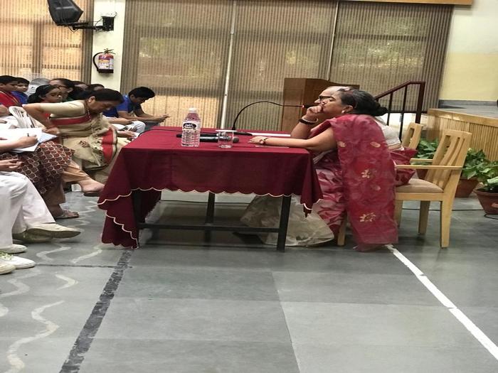 Interaction with School chairman- Coming of the British -classes 4 and 5