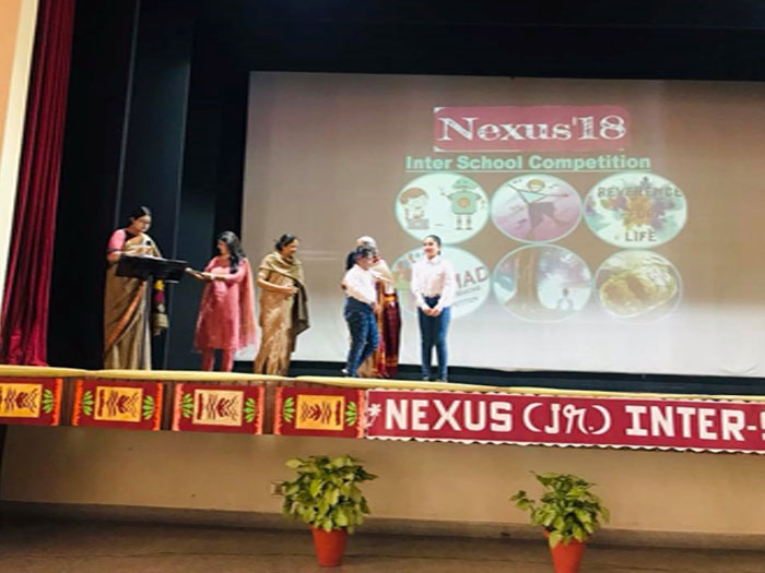 Report on a competition at Sadhu Vaswani International School