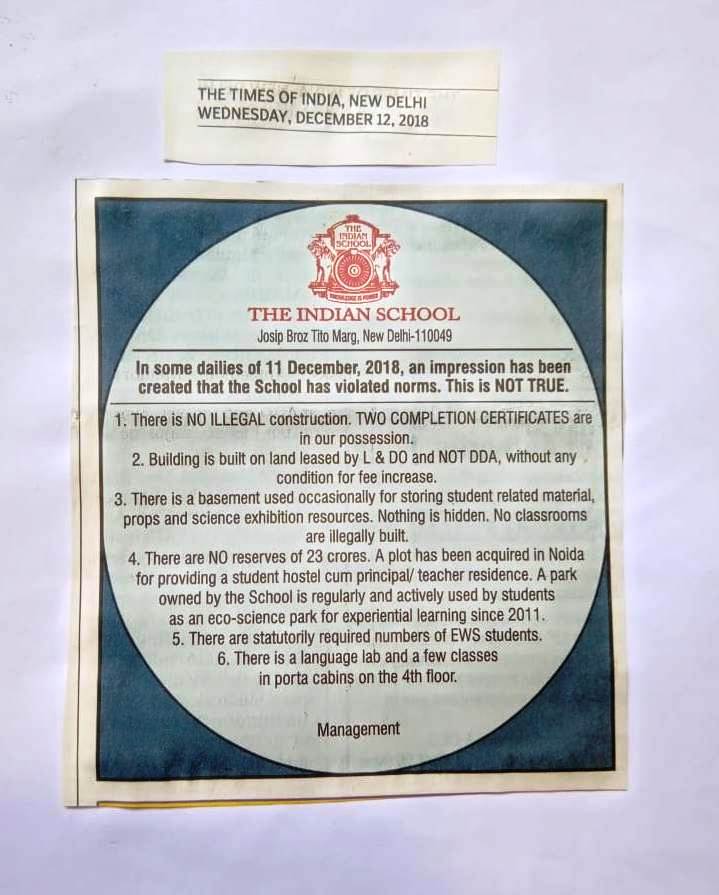TIMES OF INDIA, WEDNESDAY, 12 DEC 2018