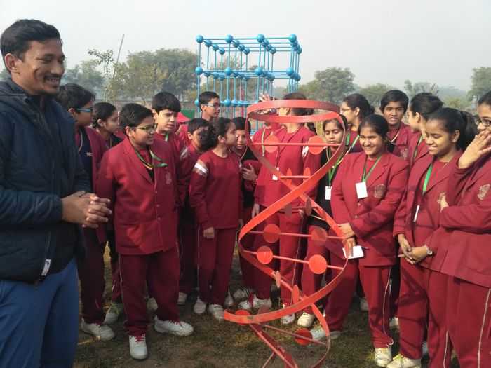 Excursion to the School eco park - class 7 