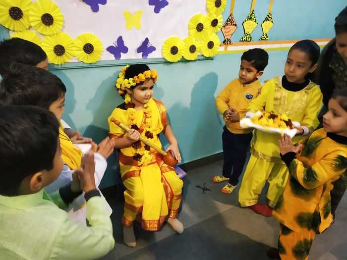 Special assembly on Basant Panchami
