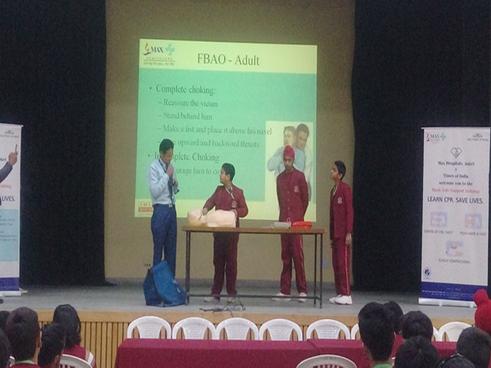 Workshop on emergency response by Max Hospital