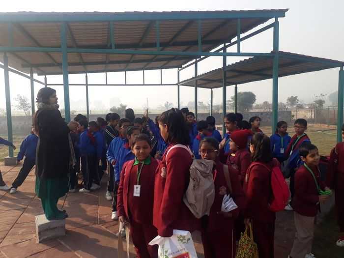 Excursion to the School eco park for class 4 