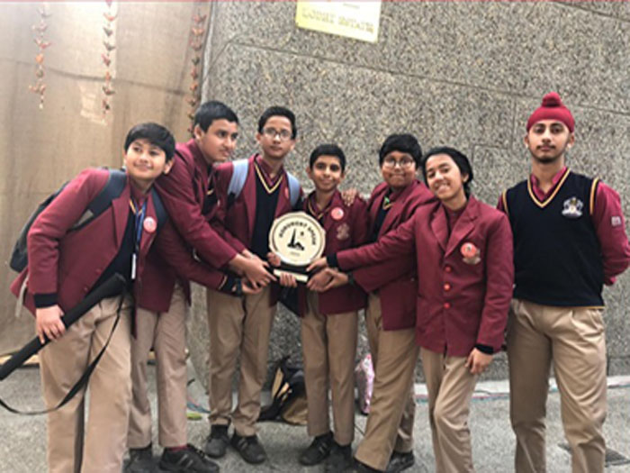 Top singing honour at INTACH competition
