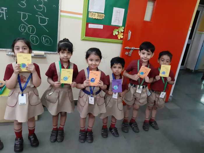 Earth Day celebrations in Pre primary