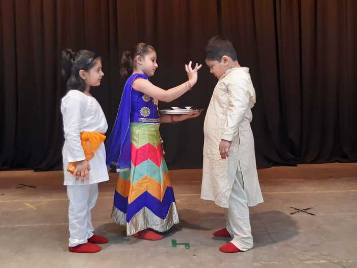 Class 1B Special assembly on Raksha Bandhan