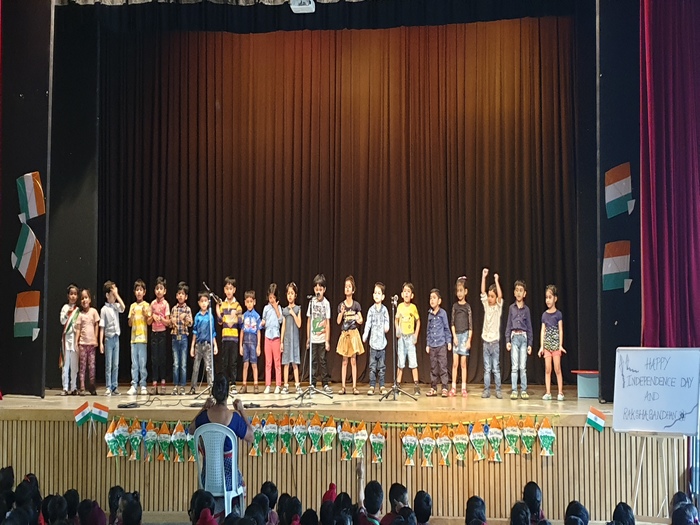 Independence Day Celebrations in Pre primary 