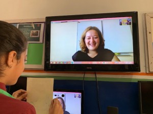 Namaste Russia- a storytelling session on Skype for class 4E