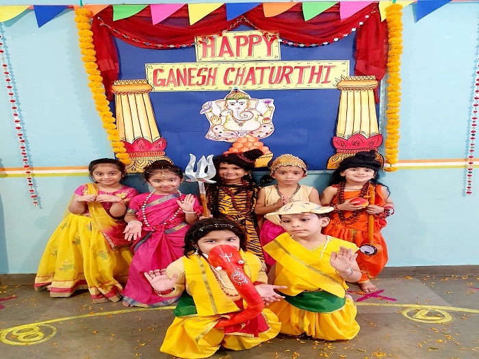 Special assembly for Ganesh Chaturthi by PP Orion