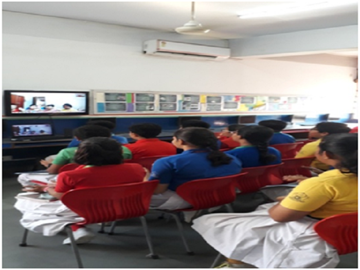Skype classroom with Vietnamese peers for class 7 