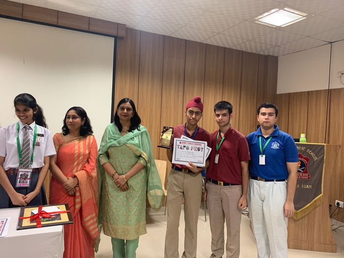 Honour at inter school TAPS FEST at Army Public School