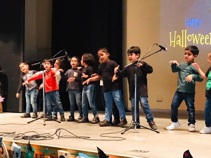 Halloween celebrations in Pre primary 