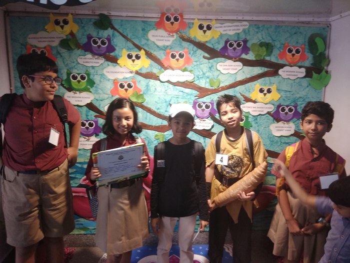 Honour at inter school primary level English Language Meet