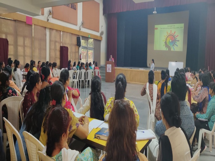 Teacher workshop by Principal