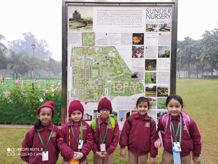 Class 1 excursion to Sunder Nursery