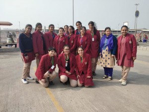 Class 12 blessing at Akshardham