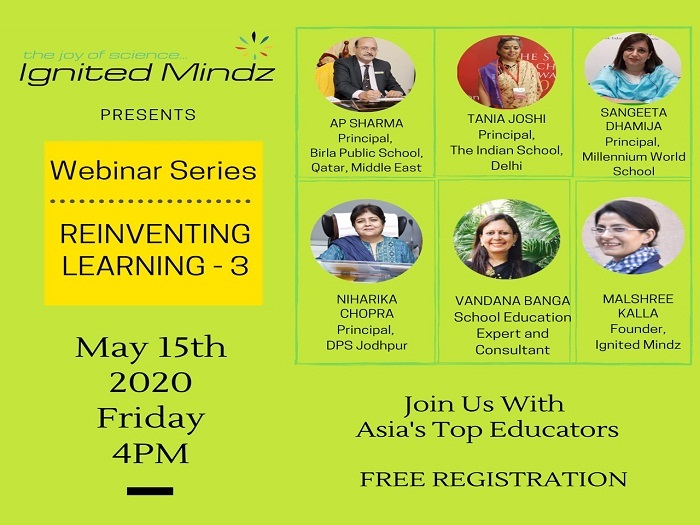 Principal- speak at webinar  REINVENTING LEARNING 3