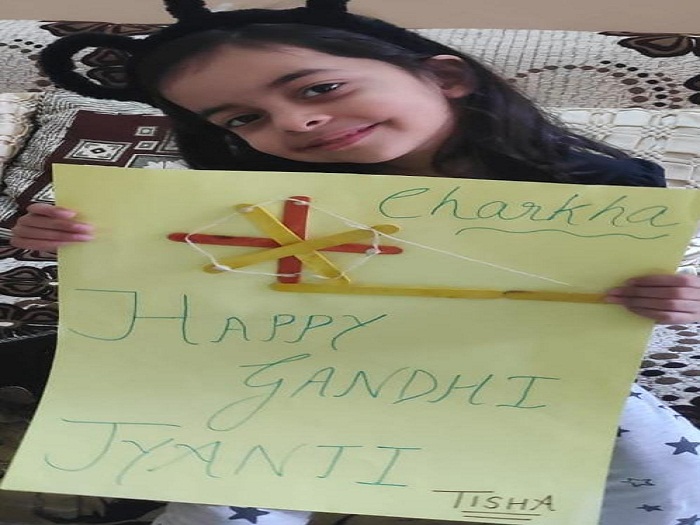 Gandhi Jayanti celebration in Pre primary classes