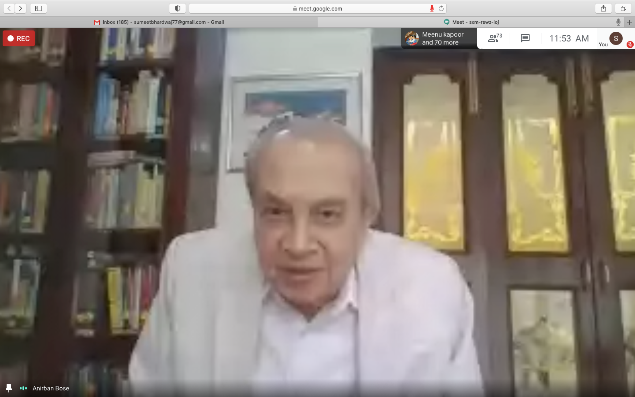 Interaction with the School Chairman on Sardar Patel, for class 7