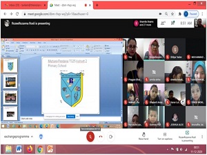 Skype exchange with peers in Malaysia for class 2E