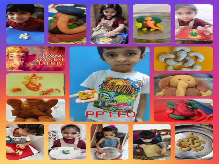 Ganesh Chaturthi celebrations in Pre-primary 
