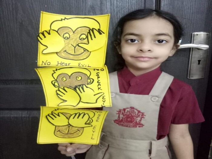 Gandhi Jayanti in Pre primary