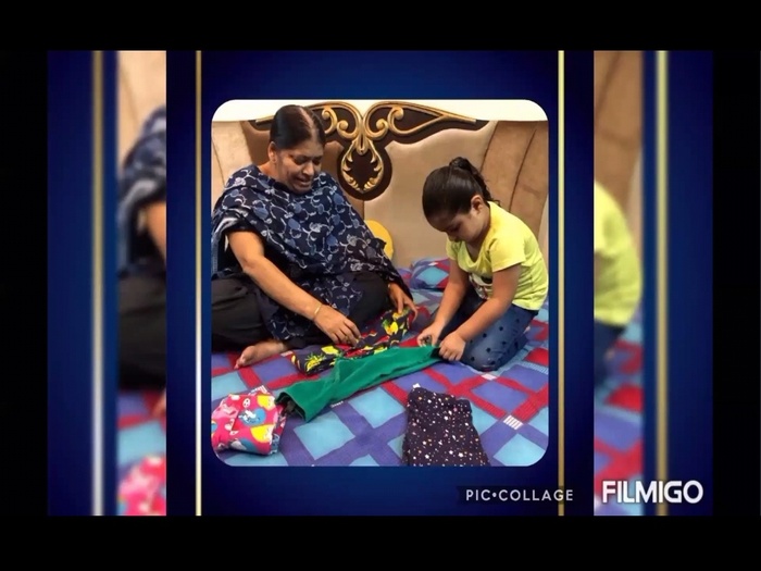 Pratah Stuti for grandparents on the occasion of Gandhi Jayanti 
