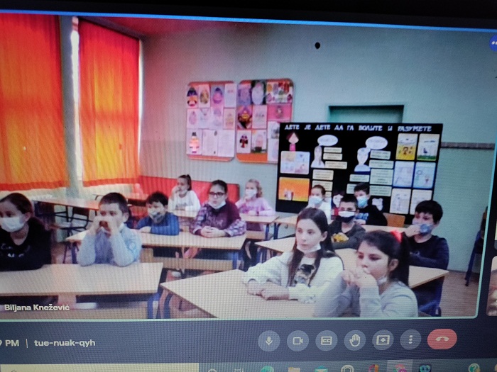 Cultural Exchange with peers in Serbia for class 2A 