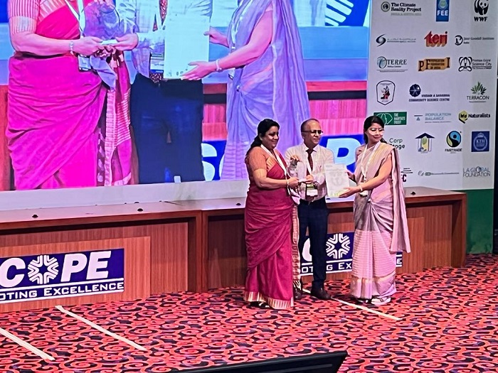 Our School is awarded the Gold by Climate Reality Project, India