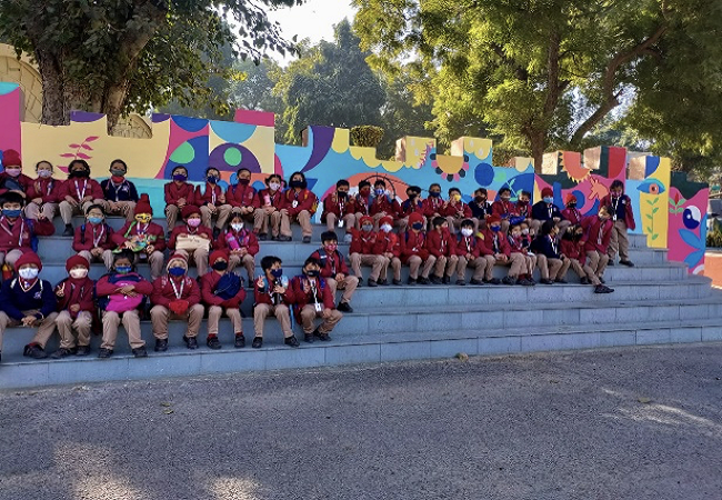 Class 2 visits the National Bal Bhavan
