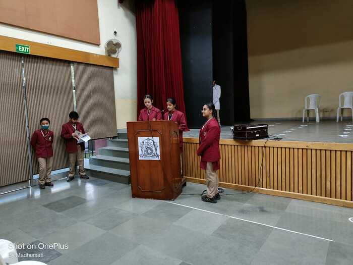Special assembly by class 7- Cultures of India