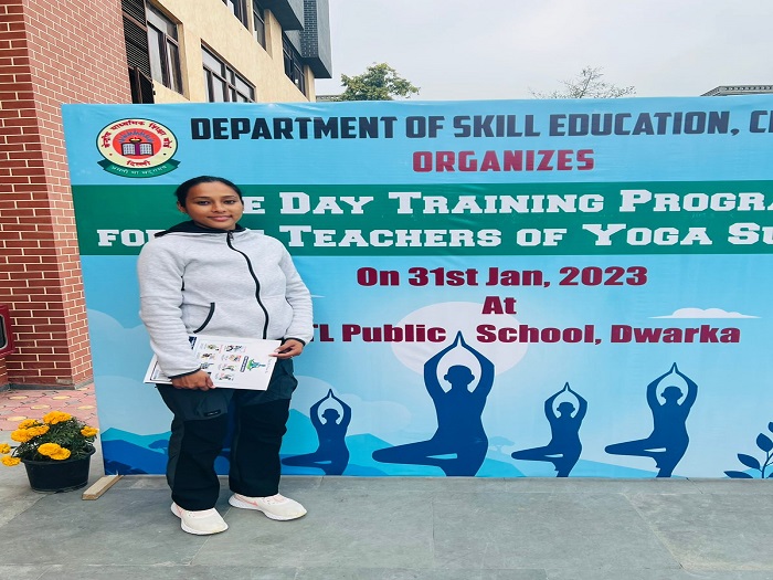 CBSE workshop on Yoga as a stress buster for students