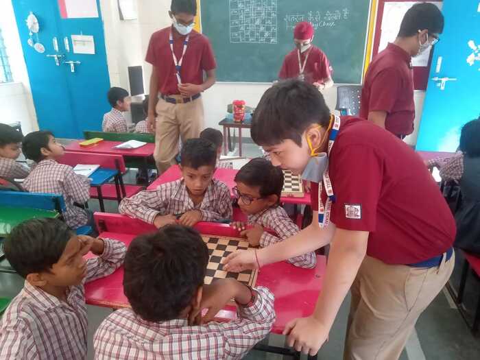 Citizenship Programme Initiative: Teaching Chess to the Students of Neighbourhood MCD School