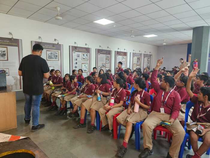 Class 5 visits the National Science Centre on Moon Day