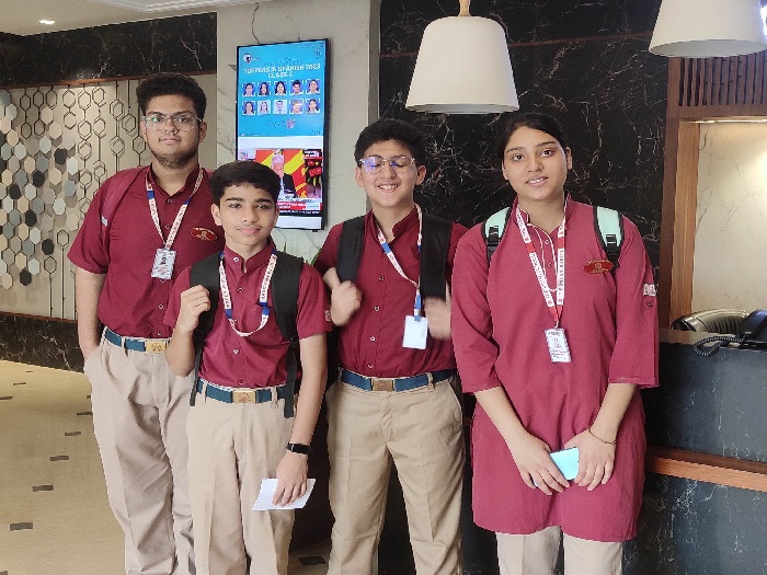 Honour at inter school tech fest
