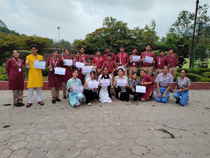 Multiple Honours at inter school fest