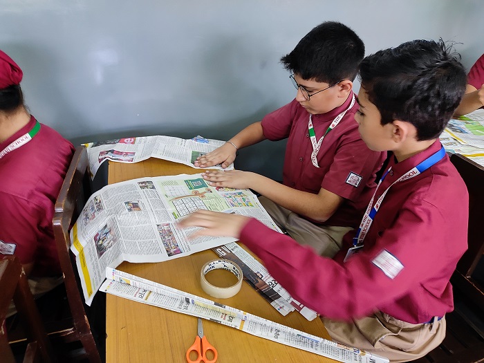 Citizenship Programme: workshop on Recycling for class 7